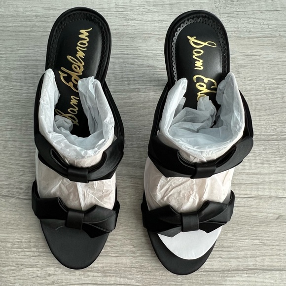 Sam Edelman Women's Black Jasmine Slide Dress Sandals Size 8.5 - Picture 3 of 10